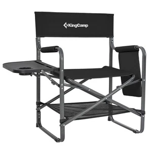 KINGCAMP FOLDING CAMPING CHAIR SIDE TABLE WITH POCKETS - Scratch & Dent - Picture 1 of 7