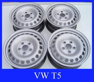 4 Stahlfelgen Felgen 6,5Jx16H2 ET51 für VW T5 T6 Transporter , Multivan Neu 9685 - Bild 1 von 1