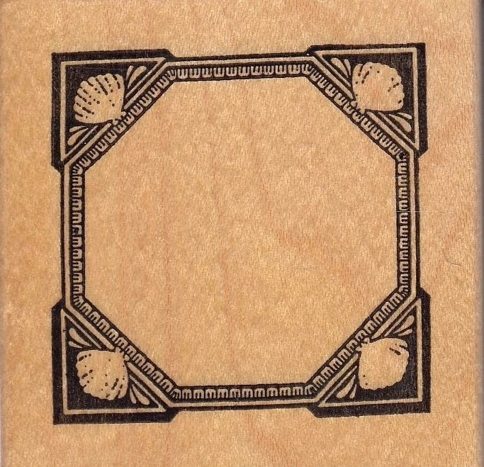 Sello de goma montado en madera taylored marco seashell 617 2 x 2 envío gratuito Foto 1 de 1