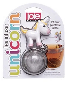 Joie Weiß Einhorn Teetasse Teeei Edelstahl Lose Teesieb - Bild 1 von 3