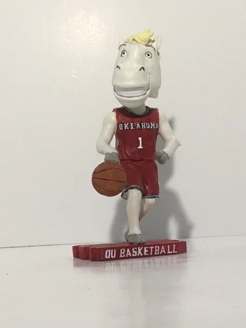 Oklahoma Sooners OU Soomers Boomer Basketball Bobblehead Mascot RARE Cover