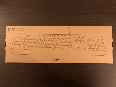 Tastiera Logitech K120 USB QWERTY Layout ITA (920-002517) - NERA - Immagine 1 di 4