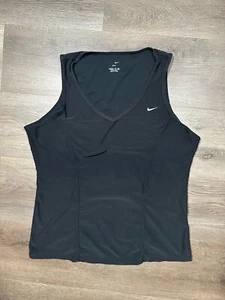 Nike Tank Top Youth XL Black Dri-Fit Sleeveless Breathable Running Gym - Picture 1 of 6