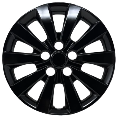 НОВЫЕ колпаки колес для Nissan Sentra 2013-2019 годов выпуска премиум-класса копия 16-дюймовые глянцевые черные 53089 - Изображение 1 из 4