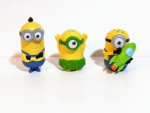 3 McDonalds' Minions USA Happy Meal Toys  - Picture 1 of 4