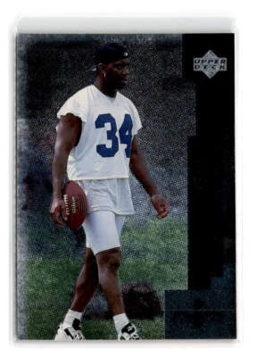 1998 Upper Deck Black Diamond - #100 - Thurman Thomas - Buffalo Bills - Image 1 of 2