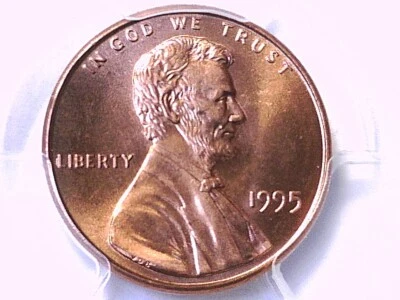 1995 P Lincoln Memorial Cent Penny PCGS MS 67 RD 83273937 - Image 1 of 3