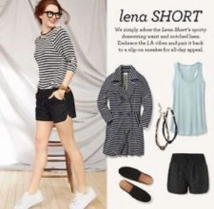 CAbi 2017 Lena Lace Short X-Small #5245 Black XS $99 Last One! - Picture 1 of 3