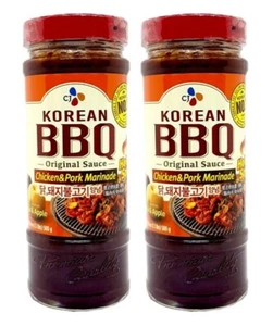 CJ Korean BBQ Hot & Spicy Chicken & Pork Marinade Sauce 16.9 Oz. (Pack of 2) - Picture 1 of 3