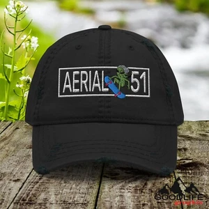 Alien Skateboarder Aerial 51 Baseball Cap Dad Hat for Men Women - Picture 1 of 32
