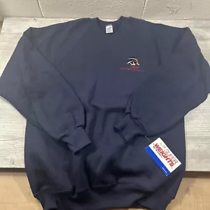 Vintage Super Weights By Russel Crewneck Sweatshirt NWT Custom Embroidery Read - Picture 1 of 8