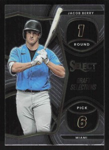 2023 Panini Select #DS11 Jacob Berry Draft Selections