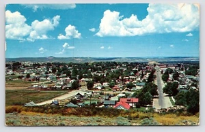 1960s~Bird's Eye View~Evanston Uinta County~Wyoming WY~VTG Postcard - Picture 1 of 2