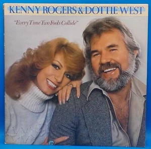 Kenny Rogers & Dottie West LP "Every Time Two Fools Collide" NM VG++ BX6 - Imagen 1 de 4