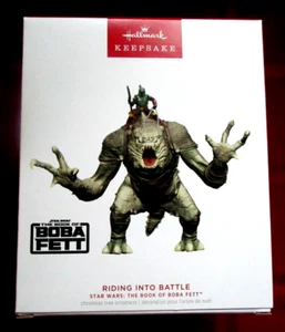 2023 Hallmark Riding Into Battle Star Wars The Book Of Boba Fett Ornament - Bild 1 von 1