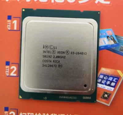 Intel Xeon E5-2640 V2 2.0 GHz 8 Core 20M 7.2 GT/s 95W SR19Z CPU Processor - Bild 1 von 3