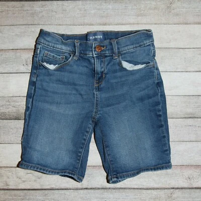 Old Navy Girls Size 10 Blue Denim Bermuda Shorts  - Image 1 of 4