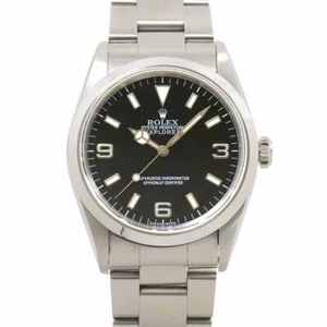 ROLEX Explorer I 14270 Serial P Automatik schwarzes Zifferblatt Herrenuhr 902... - Bild 1 von 7
