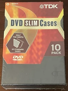 TDK DVD Quad Cases 10 Pack -  NEW SEALED - Picture 1 of 3