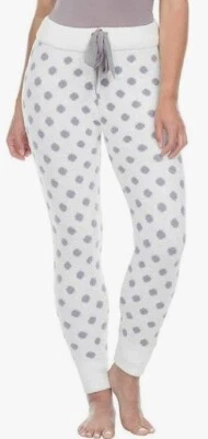 Honeydew Women's Chenille Legging Lounge Pant Cream Dot Color - Image 1 of 3