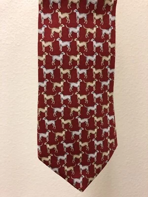 Corbata de seda con estampado de perro Tommy Hilfiger Foto 1 de 4