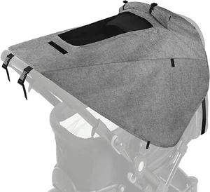 Sombrilla universal para silla de paseo cochecito con ventana de visualización toldo apagón - Imagen 1 de 8