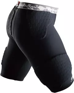 Compression Padded Shorts with HEX, Hip, Tailbone, Thigh Pads - Girdle Tights fo - Picture 1 of 12