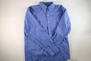 Mens Cutter & Buck Blue Button Down Shirt Size M Medium EUC - Picture 1 of 4