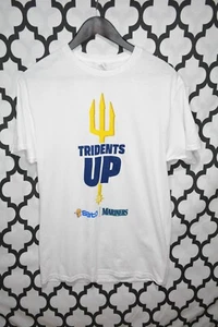 Seattle Mariners Tridents Up Camisa Blanca Manga Corta SGA Talla M - Imagen 1 de 3