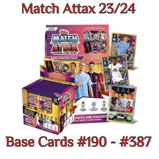 MATCH ATTAX 2023/24 23/24 CHAMPIONS LEAGUE - BASE CARDS #190 - #387