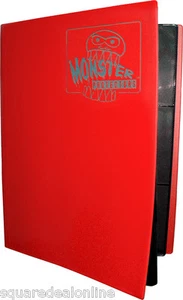 (3) BCW-MB-9P-MRD BCW Red 9 Pocket Portfolio Trading Card Binders Monster MTG - Picture 1 of 2