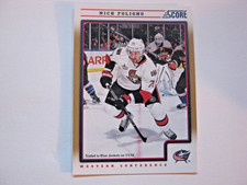 Nick Foligno 2012-13 Score Gold Parallel Card #154