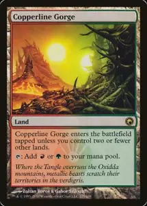 MTG Copperline Gorge Scars of Mirrodin RARE Magic the Gathering NM - Picture 1 of 1