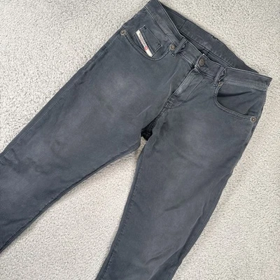 Diesel Men's Jogg Jeans Mens 28 (30x31) Black Cotton Blend Slim Fit Sweat Pants - Image 1 of 4