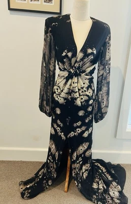 Carla Zampatti Evening Dress Size 4 Brand New Stunning Black RRP $1349 - image 1 of 4