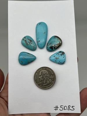 Natural Turquoise Cabochons Teardrops 11Gram. 54Ct #5085 - Image 1 of 3