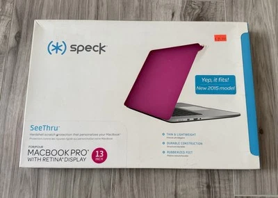 Capa dura Speck MacBook Pro tela retina 13” - Rosa fosca - Nova - Imagem 1 de 3