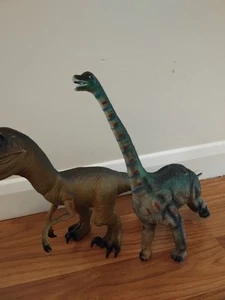 Trex And Diplodocus Toys, Ideal For Dinosaur Play Or Display - Picture 1 of 3