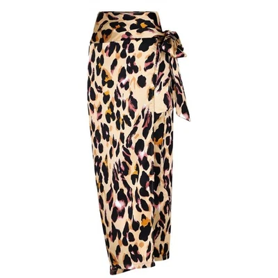 NEW Never Fully Dressed Jaspre Leopard Print Wrap Skirt size 10 - Image 1 of 4