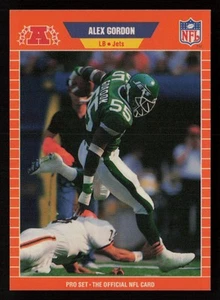 Alex Gordon 1989 Pro Set Series 1 #296 New York Jets - Picture 1 of 2