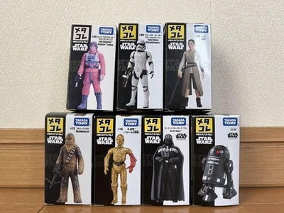 Juego de 7 figuras Star Wars Takara Tomy Metacolle Darth Vader C-3PO C2-B5 jp Foto 1 de 4