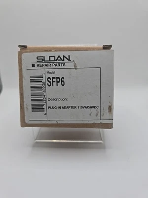Adaptador de CA enchufable Sloan SFP-6 110VAC a 6VDC para grifos serie SF nuevo E25 Foto 1 de 4