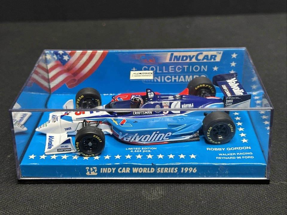 1/43 Indy 96 Ford Robby Gordon 1996 Walker Racing Reynard Diecast Car #5 Foto 1 de 4