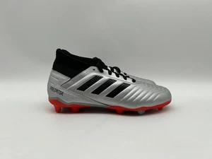 Adidas Predator 98 Kinder Fußballschuhe Silber EUR 36 - Picture 1 of 3