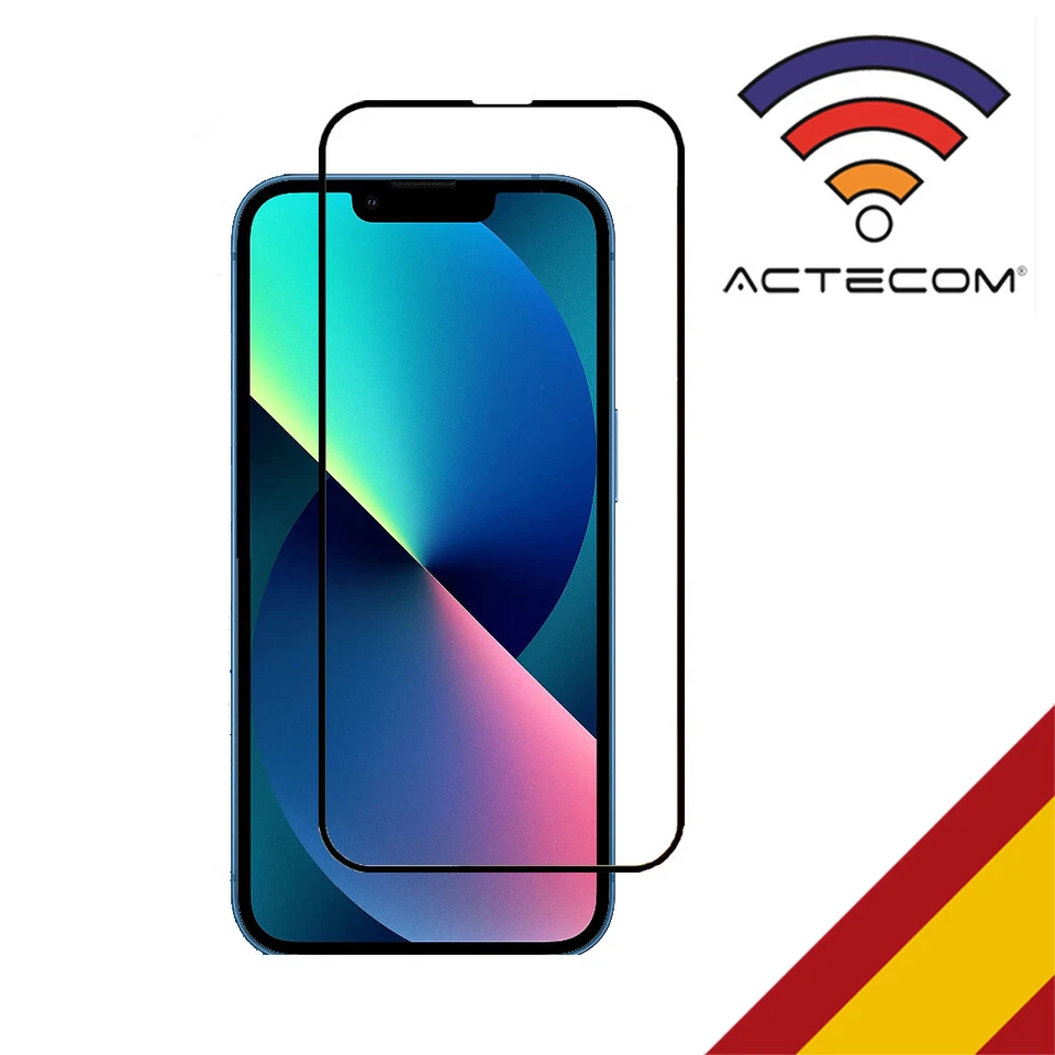 Actecom protector pantalla 3D 5D negro cristal templado para Samsung J7 2017