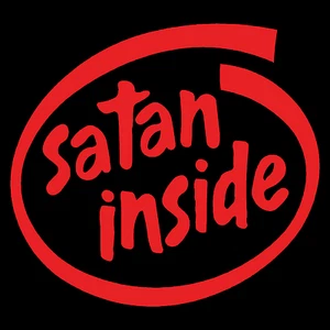 Satan Inside Evil Devil Lucifer Car Truck Window Laptop Vinyl Decal Sticker. - Picture 1 of 2