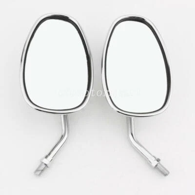 Espejos retrovisores de aluminio cromado para motocicleta Kawasaki Vulcan VN 1700 Voyager Vaquero Foto 1 de 4
