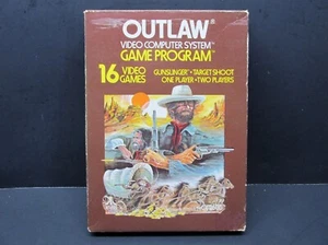 Outlaw, CX2605, Atari 2600, Atari 1978, CIB, getestet - Bild 1 von 9