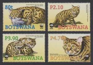 SALE Botswana WWF Black-footed Cat 4v 2005 MNH SG#1040-1043 MI#817-820 - Picture 1 of 1