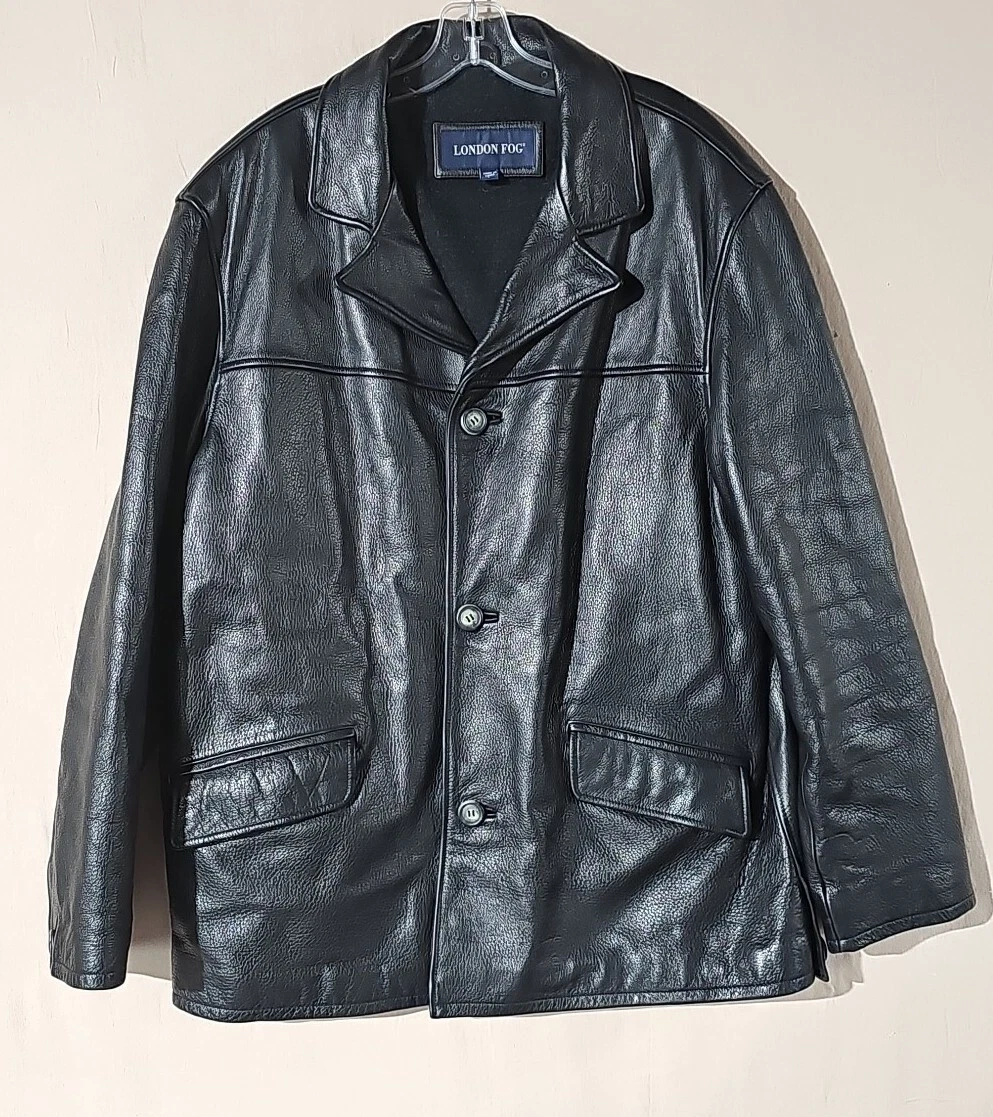 London Fog Leather Jacket products for sale | eBay